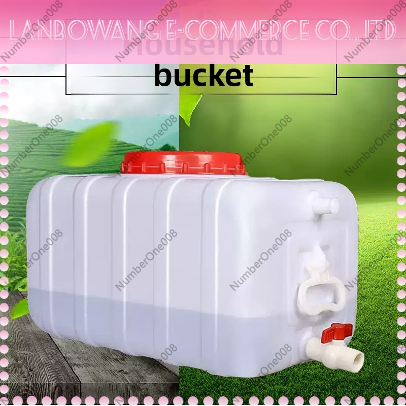 Food Storage Handling - ถังเก็บน้ำพลาสติกแนวนอนขนาด 200 ลิตร เกรดสำหรับอาหาร แบบหนา รูปทรงสี่เหลี่ยมผืนผ้า
