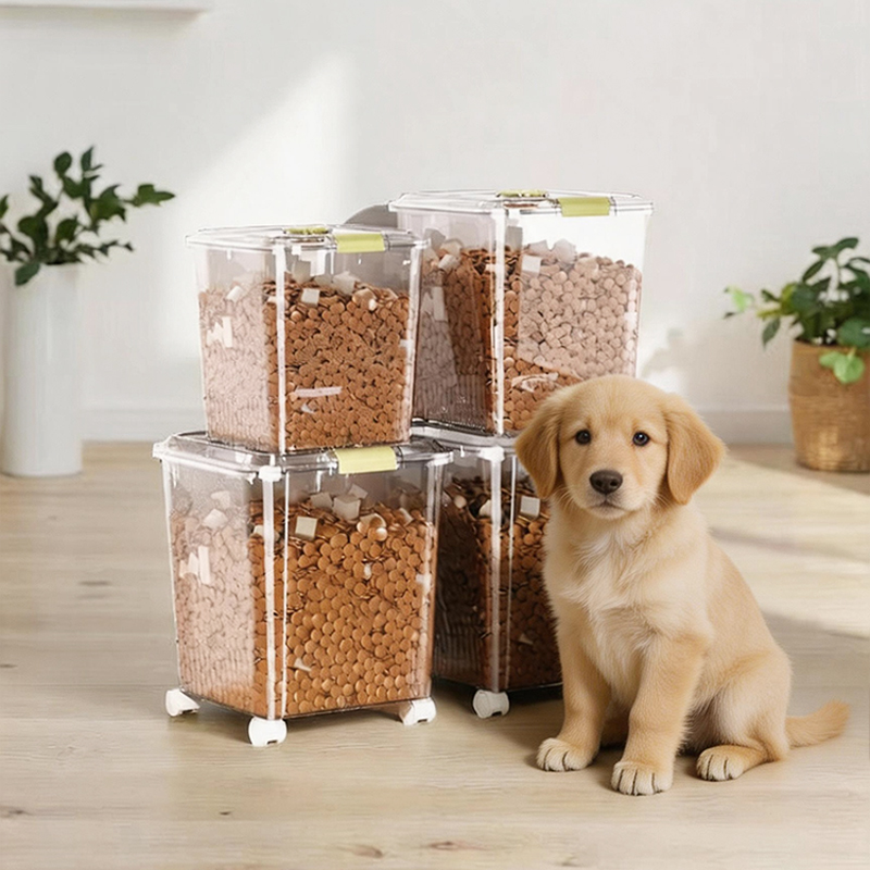 Food Storage Freeze Dried - ถังเก็บอาหารสัตว์เลี้ยง ภาชนะบรรจุอาหารแห้งแบบปิดผนึก กล่องขนมกันความชื้น กล่องเก็บอาหารแมวแบบฟรีซดราย ภาชนะบรรจุอาหารสุนัข
