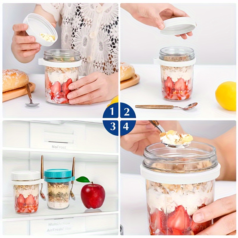 แก้วโอ๊ตมีล 1 ชิ้น/2 ชิ้น พร้อ - Food Storage Canister บทวิจารณ์และราคา