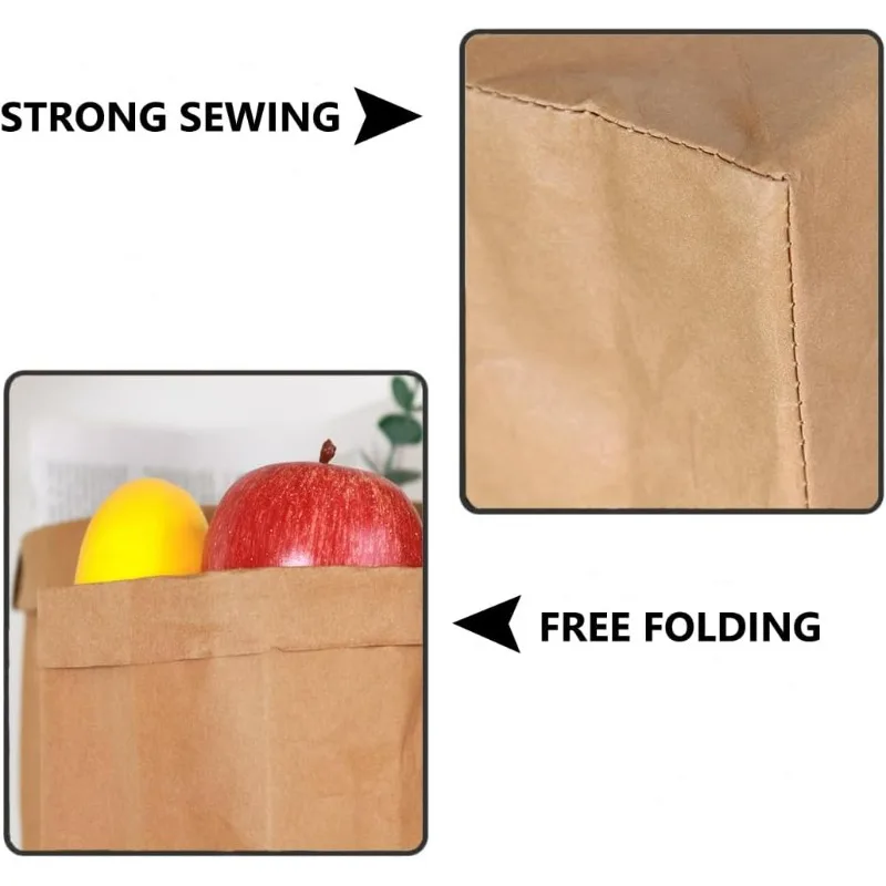 ถุงกระดาษคราฟท์ ถุงเก็บของกระด - Food Storage Bags Reusable บทวิจารณ์และราคา