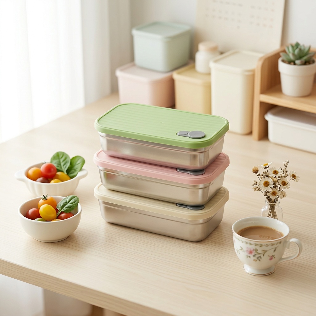 กล่องอาหารกลางวันสแตนเลส กล่อง - Food Storage Containers B&M บทวิจารณ์และราคา