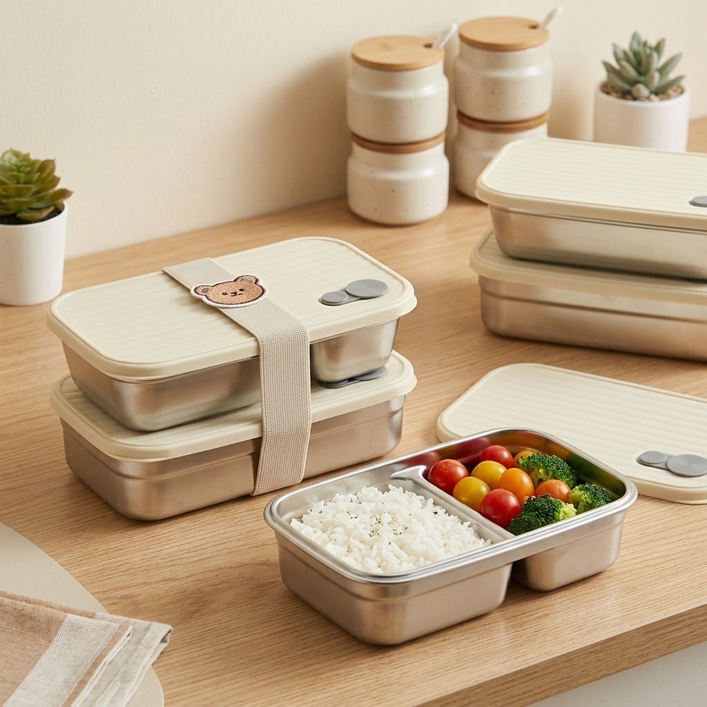 กล่องอาหารกลางวันสแตนเลส กล่อง - Food Storage Containers B&M บทวิจารณ์และราคา