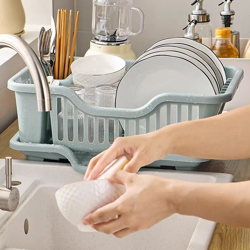 ชั้นวางชามพลาสติกกรองน้ําจานชา - Food Storage Organiser บทวิจารณ์และราคา