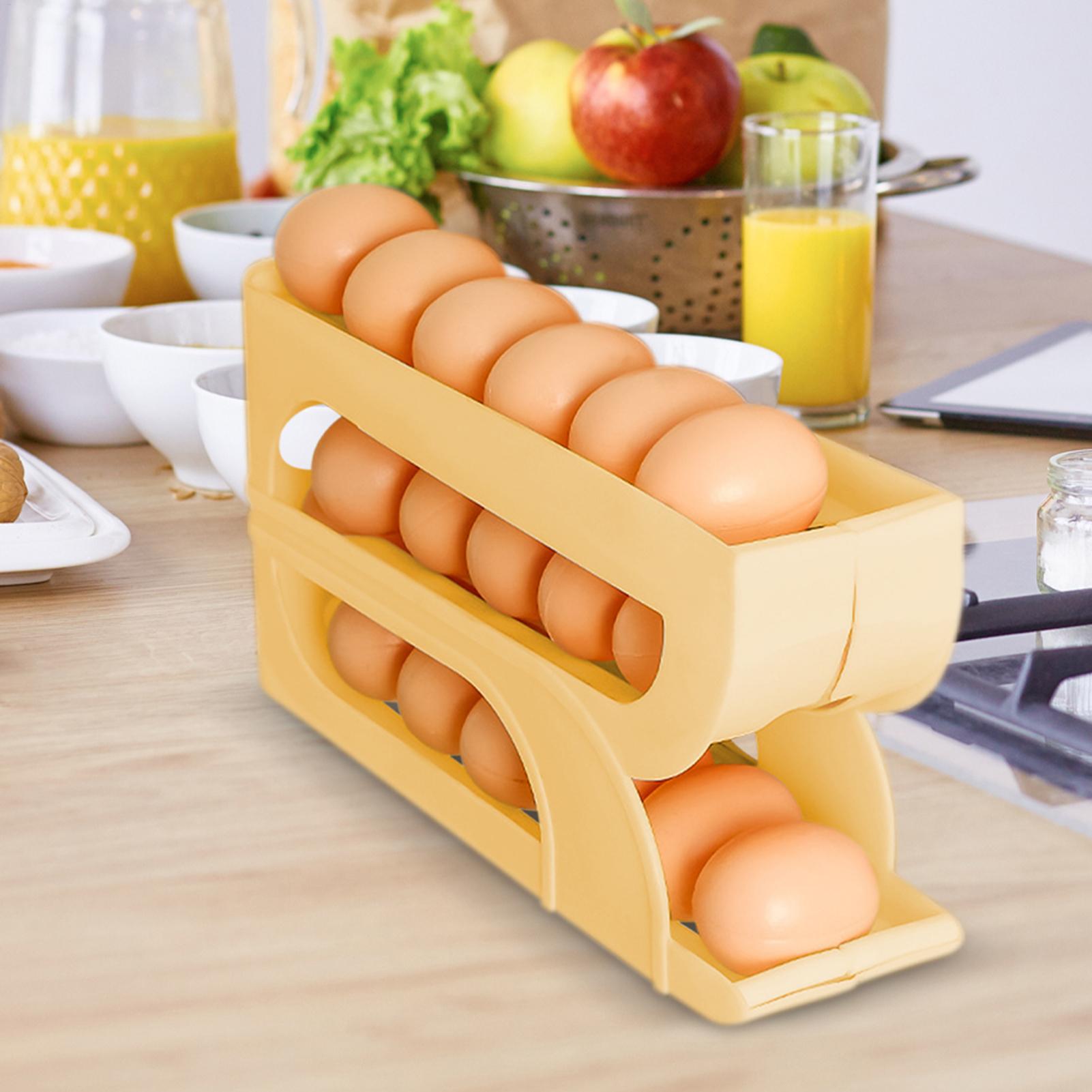 ที่วางไข่อัตโนมัติ ชั้นวางไข่ส - Food Storage Organiser บทวิจารณ์และราคา
