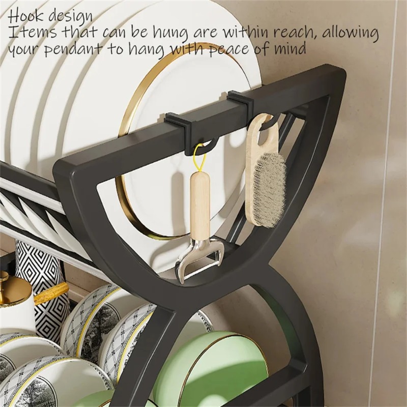 ชั้นวางจาน 2 ชั้น สำหรับวางบนเ - Food Storage Organiser บทวิจารณ์และราคา
