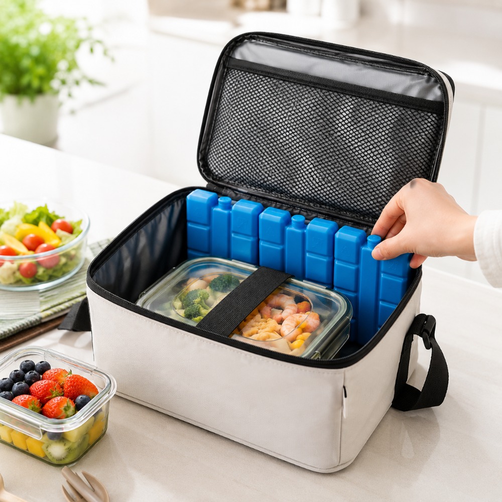 ถุงเก็บความเย็นแบบเจลนำกลับมาใ - Food Storage Bags Reusable บทวิจารณ์และราคา