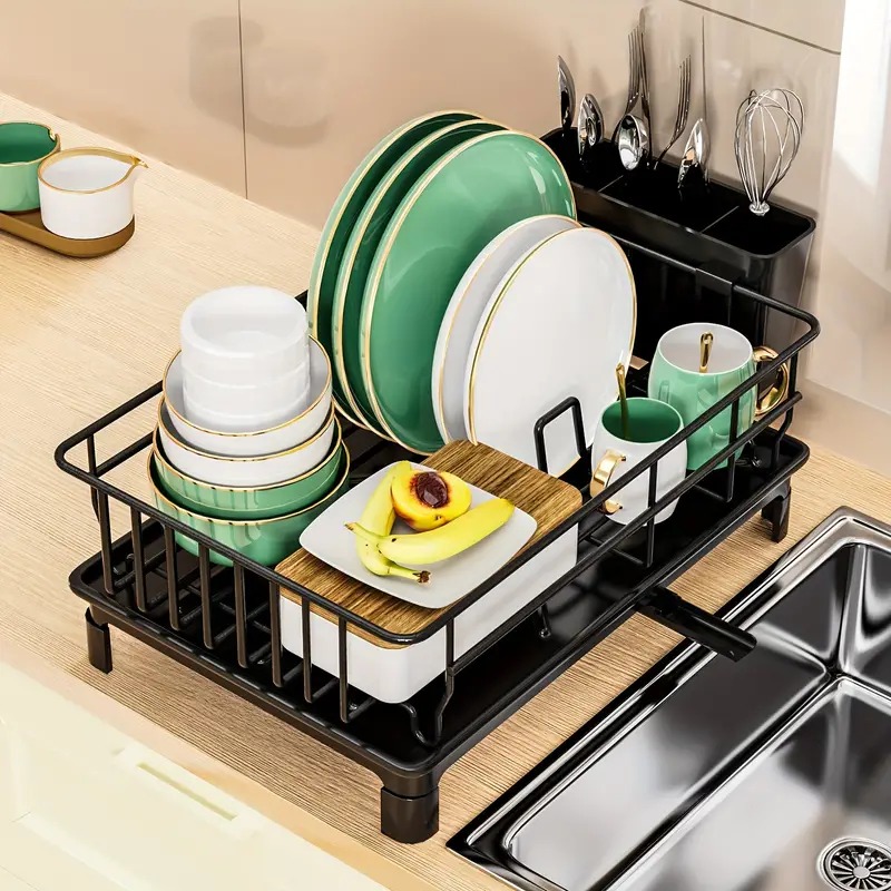 ที่คว่ำจานกันสนิม ชั้นวางจานบน - Food Storage Organiser บทวิจารณ์และราคา