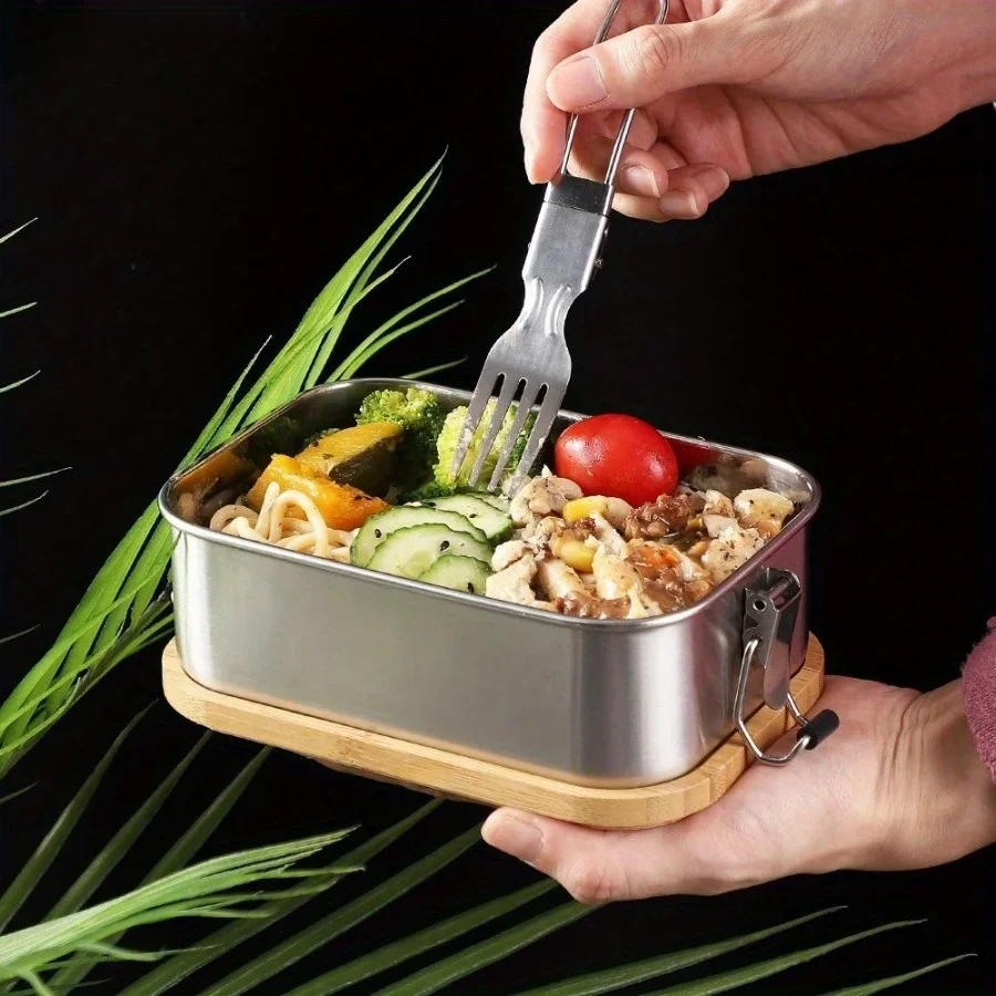 กล่องข้าวกลางวันฝาปิดทำจากไม้ไ - Food Storage Containers B&M บทวิจารณ์และราคา