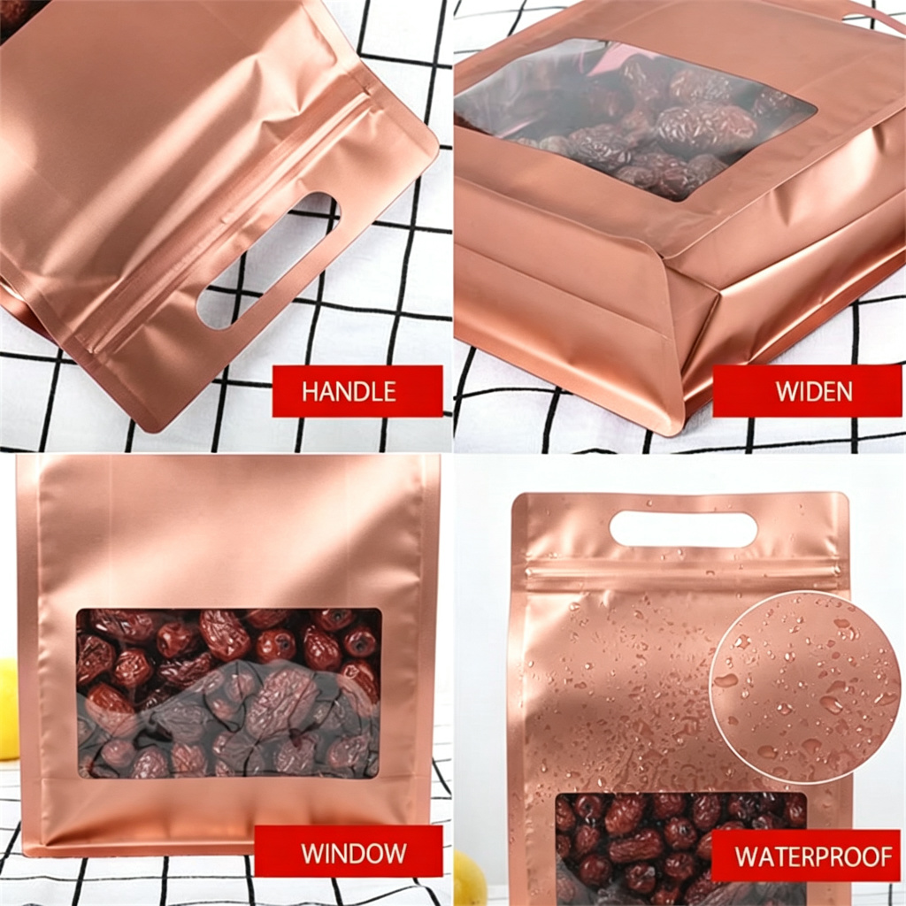 ถุงพลาสติกทรงแปดเหลี่ยมสีทองแบ - Food Storage Handling บทวิจารณ์และราคา
