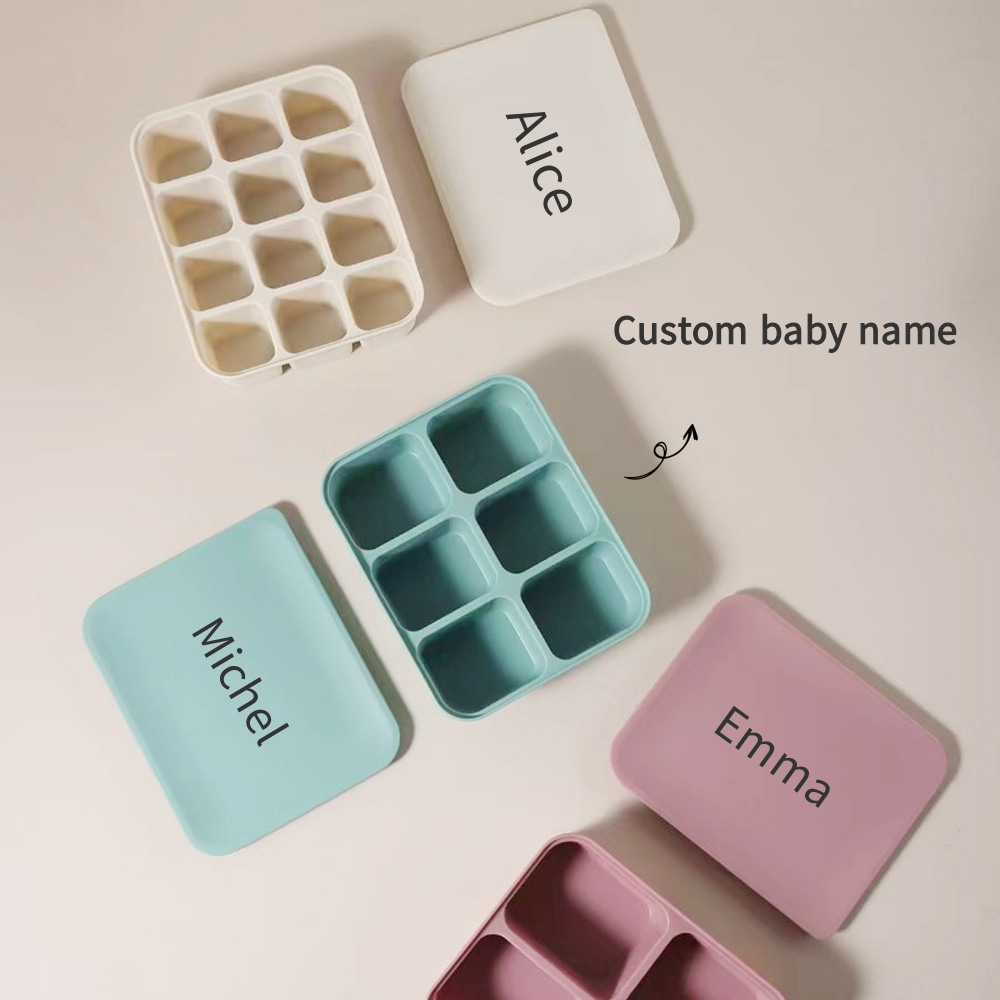 ถาดแช่อาหารเด็กแบบส่วนตัวพร้อม - Food Storage Name บทวิจารณ์และราคา
