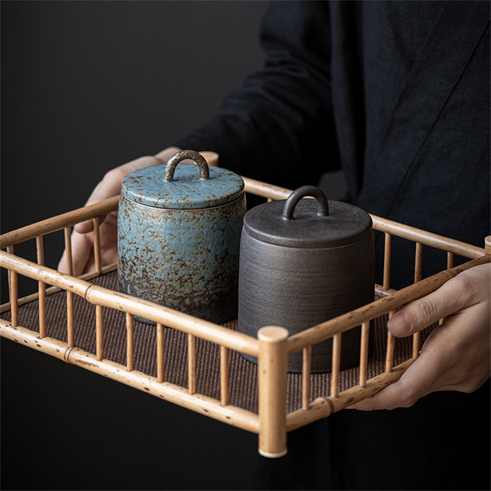เซรามิคชาแคดดี้ปิดผนึก Jar กล่ - Food Storage Organiser บทวิจารณ์และราคา