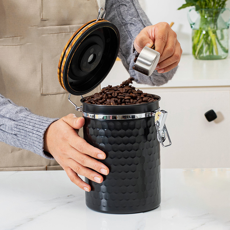 กระป๋องเก็บกาแฟสแตนเลสสำหรับคร - Food Storage Canister บทวิจารณ์และราคา