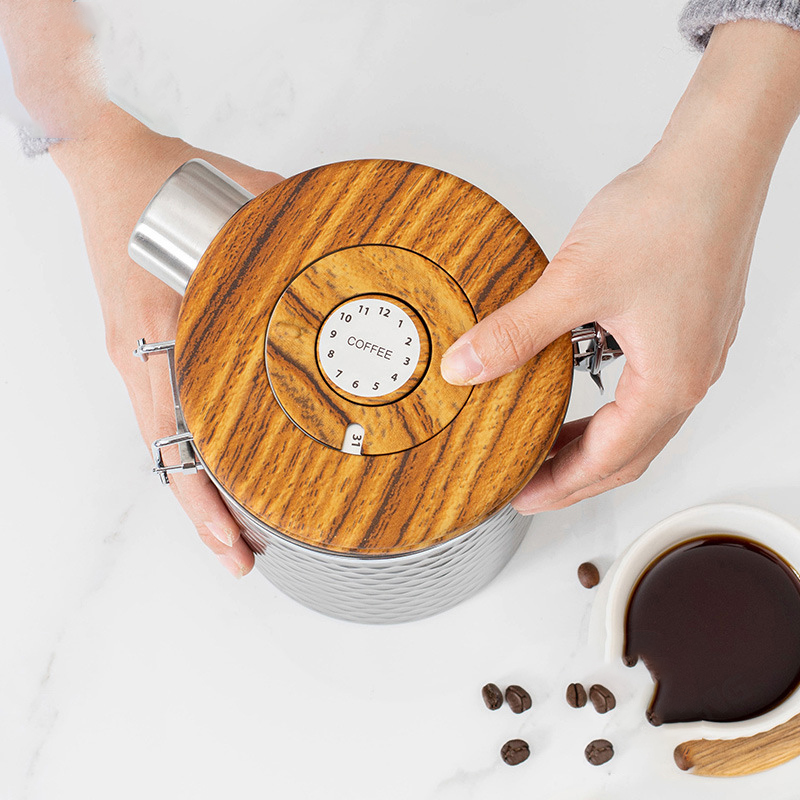 กระป๋องเก็บกาแฟสแตนเลสสำหรับคร - Food Storage Canister บทวิจารณ์และราคา