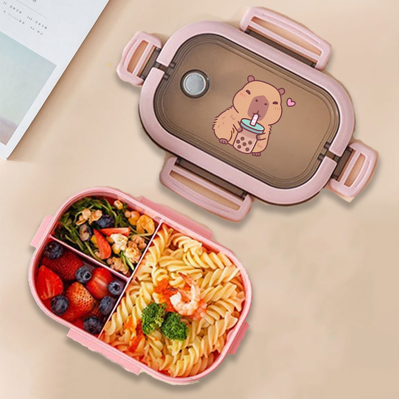 กล่องข้าวกลางวันลายคาปิบาร่า ล - Food Storage And บทวิจารณ์และราคา