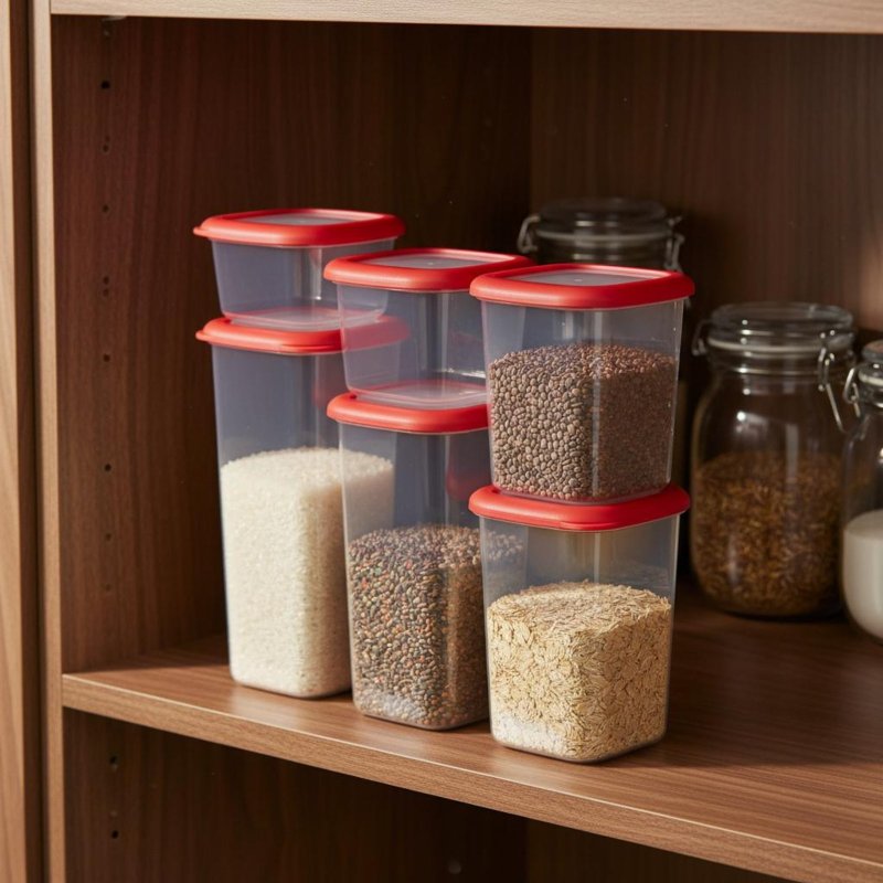 ชุดกล่องถนอมอาหารสุญญากาศ 6 ชิ - Food Storage Canister บทวิจารณ์และราคา