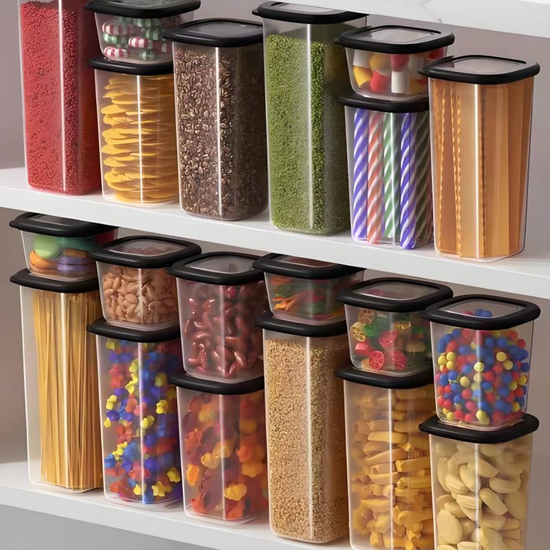 ชุดกล่องถนอมอาหารสุญญากาศ 6 ชิ - Food Storage Canister บทวิจารณ์และราคา