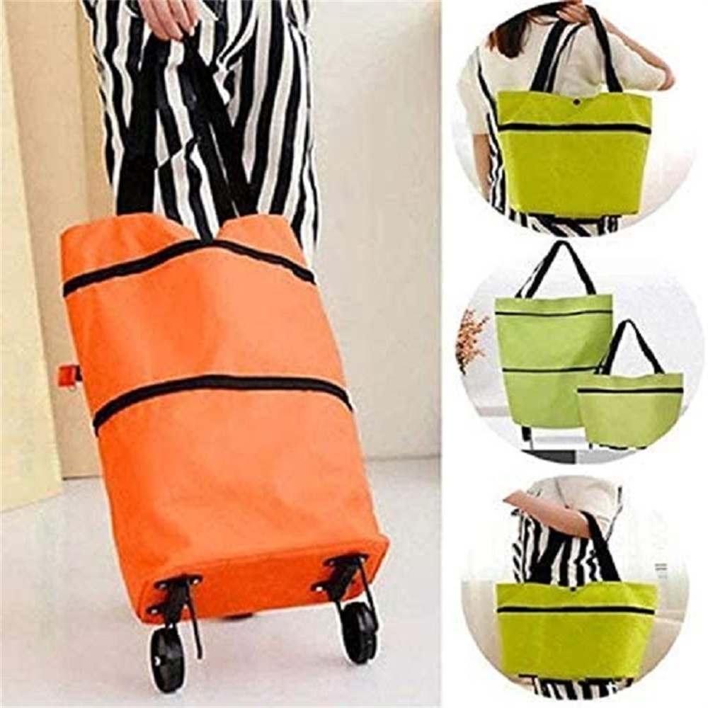 พับช้อปปิ้งรถเข็นกระเป๋าReusab - Food Storage Bags Reusable บทวิจารณ์และราคา