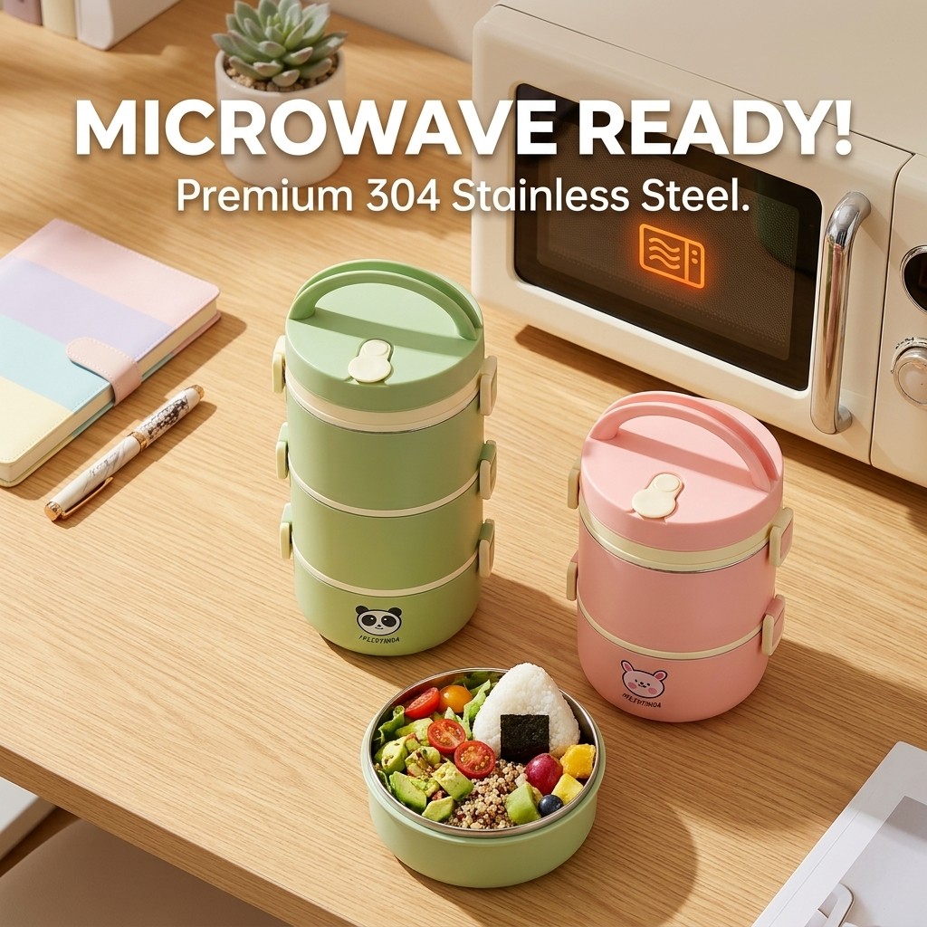 กล่องอาหารกลางวันสแตนเลส 304 ก - Food Storage Containers B&M บทวิจารณ์และราคา