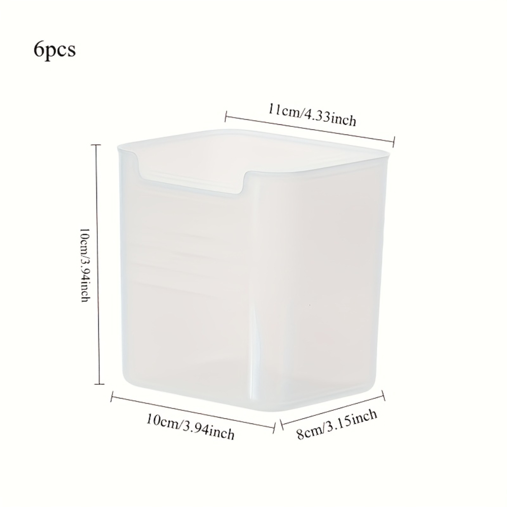 6 ชิ้นถังเก็บตู้เย็นแบบใสพร้อม - Food Storage Handling บทวิจารณ์และราคา