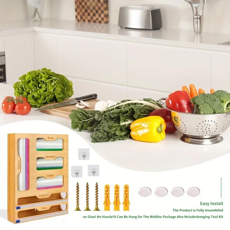 ห้องครัวชั้นวางของเครื่องห่อพล - Food Storage Organiser บทวิจารณ์และราคา