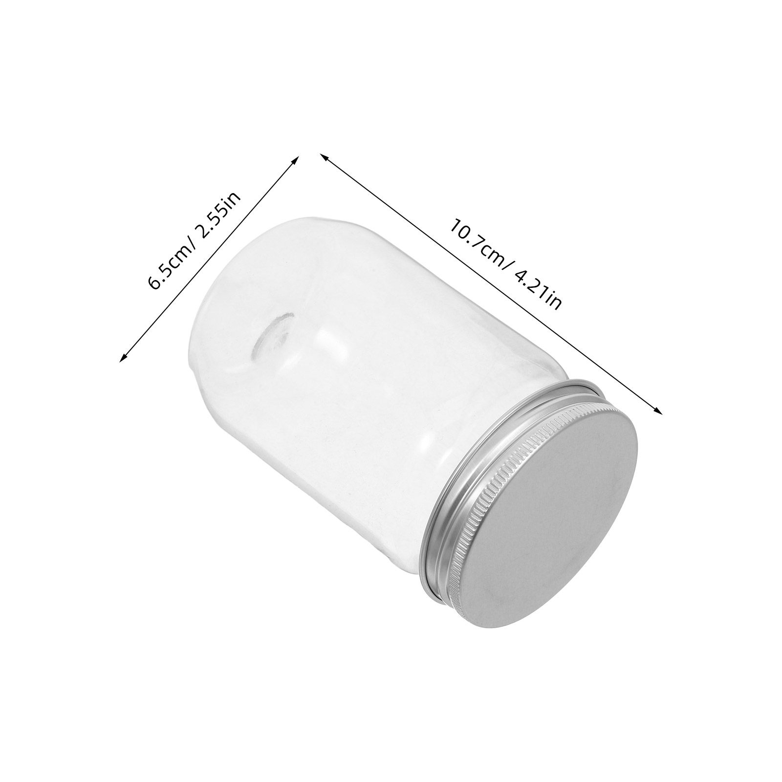 ขวดโหลพลาสติกใส 6 ชิ้น พร้อมฝา - Food Storage Lid บทวิจารณ์และราคา