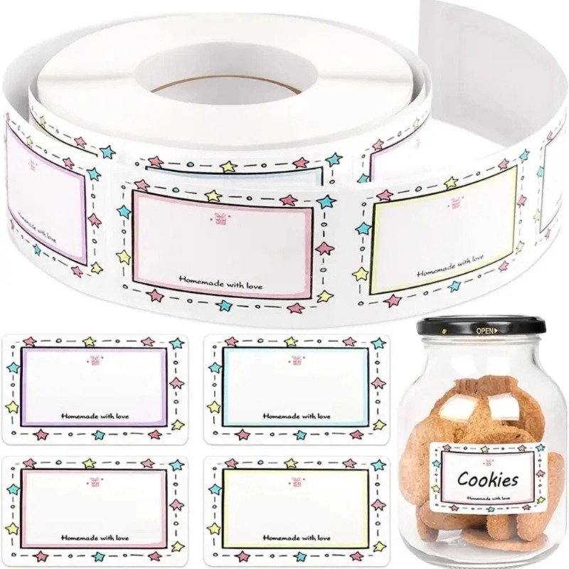 250 PCS/ม้วนเปล่าห้องครัวป้ายช - Food Storage Name บทวิจารณ์และราคา