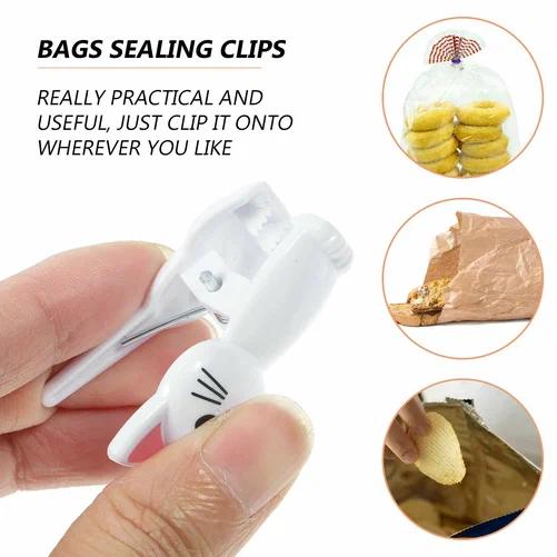 คลิปหนีบถุงรูปแมวน่ารัก คลิปพล - Food Storage Bags Reusable บทวิจารณ์และราคา