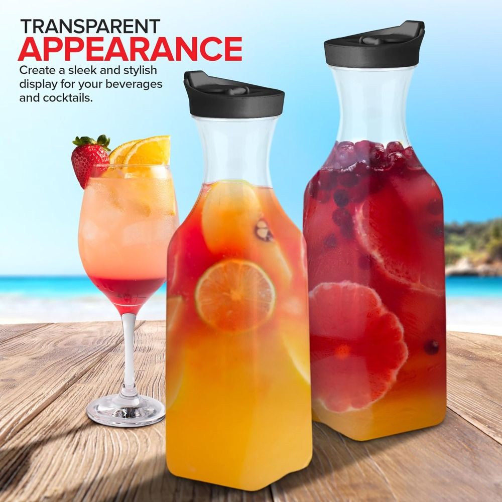 Simple 32OZ 1000ML น้ําผลไม้ C - Food Storage Canister บทวิจารณ์และราคา