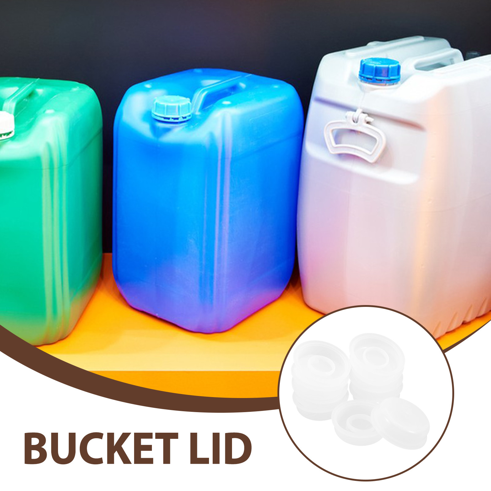 ฝาปิดถังเคมีพลาสติก 10 ชิ้น ขน - Food Storage Lid บทวิจารณ์และราคา