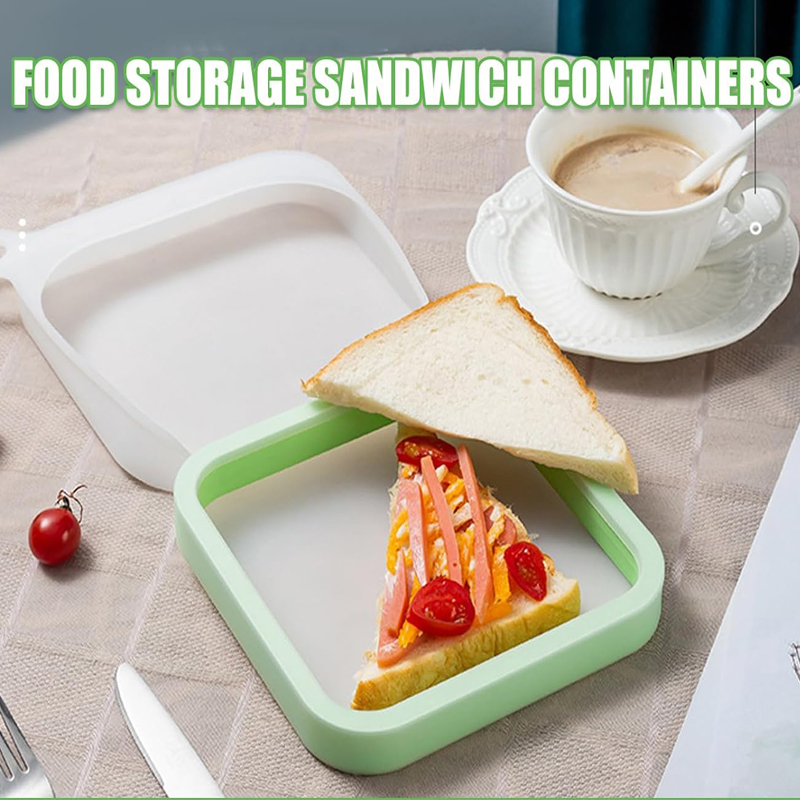 ซิลิโคนแซนวิช Toast กล่อง Bent - Food Storage Handling บทวิจารณ์และราคา