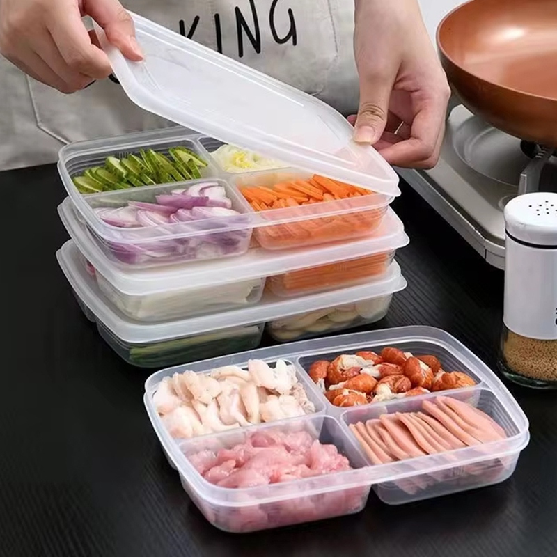 กล่องเก็บของในตู้เย็น กล่องอาห - Food Storage Refrigerator บทวิจารณ์และราคา