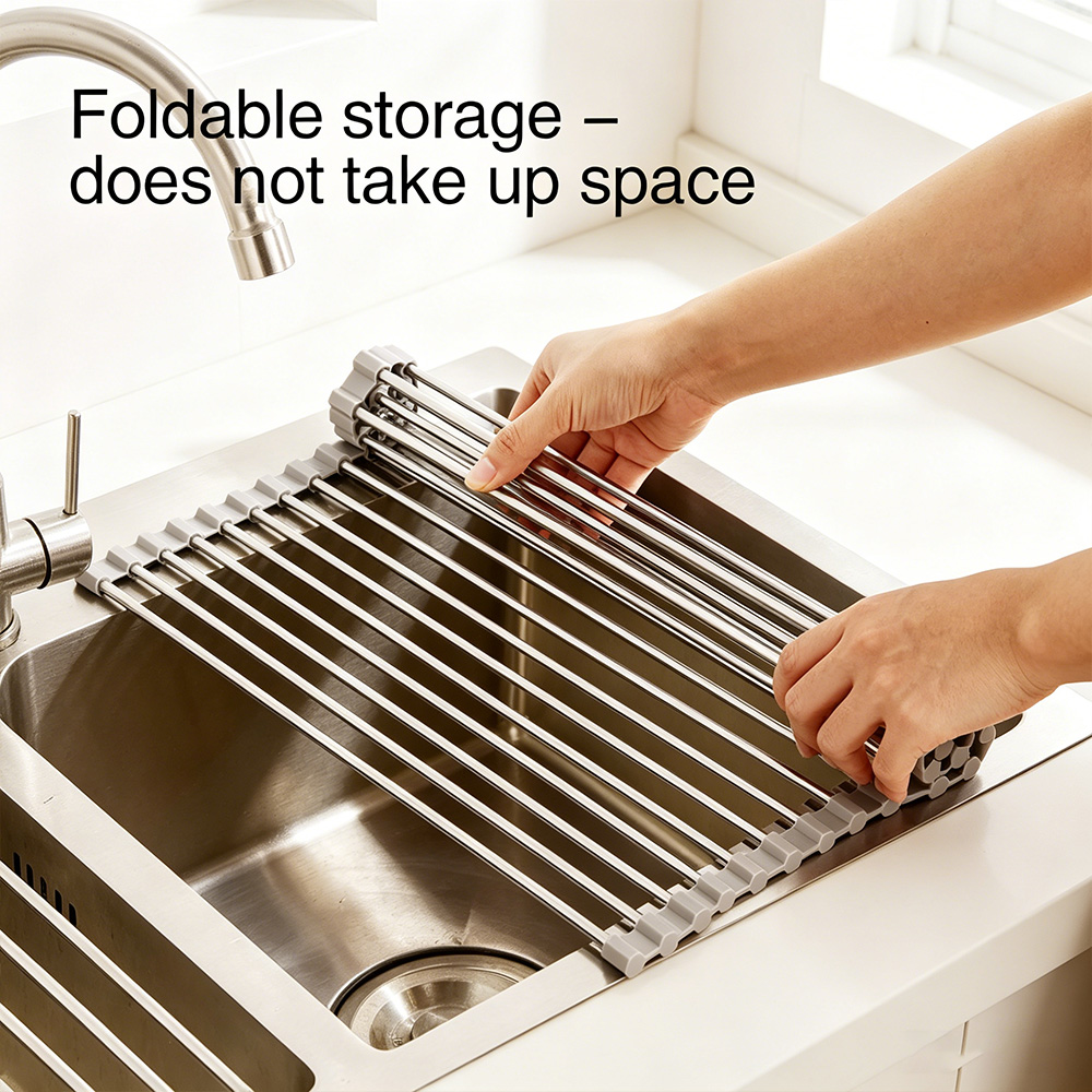 ชั้นวางจานอเนกประสงค์พับได้สำห - Food Storage Organiser บทวิจารณ์และราคา