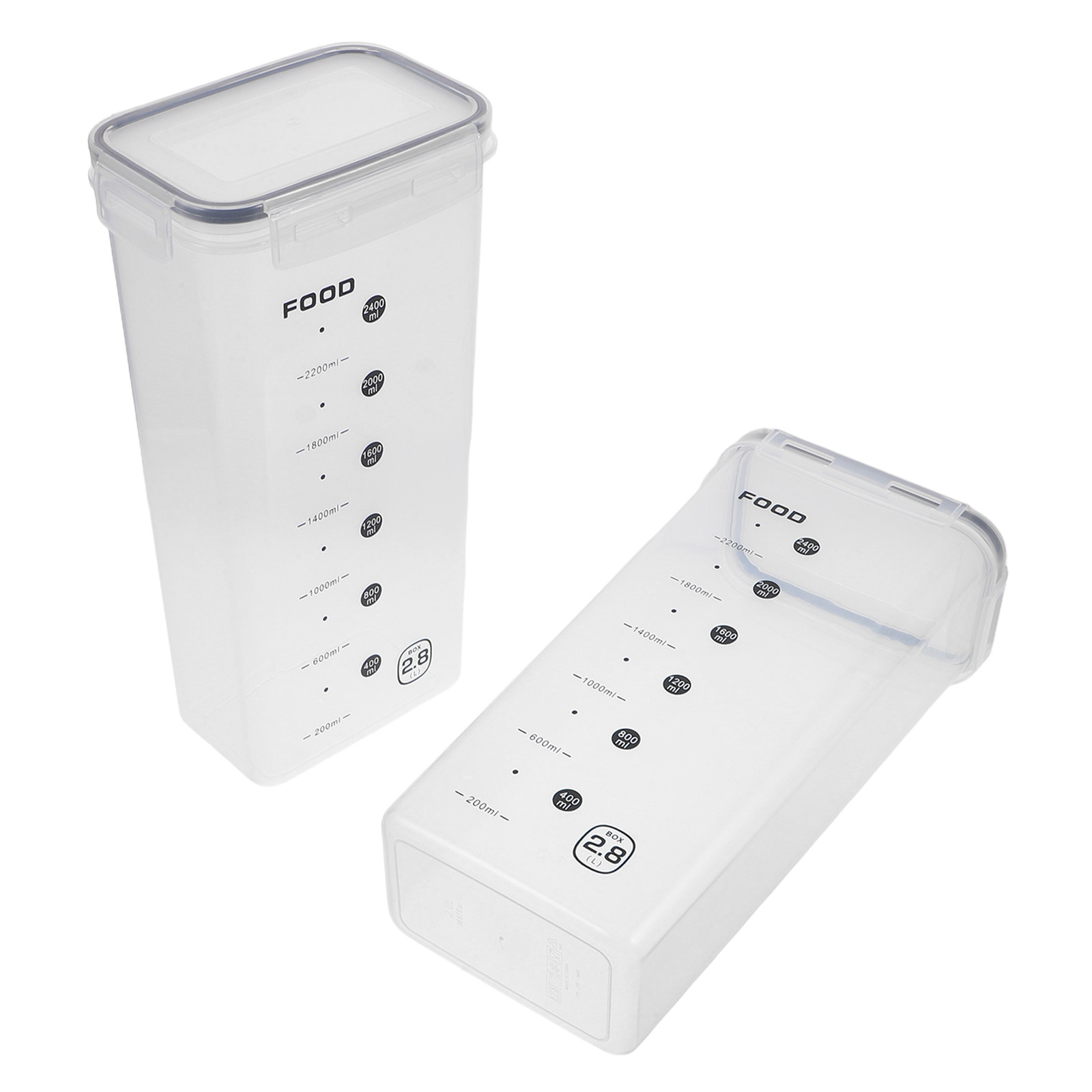 ภาชนะเก็บธัญพืช 2 ชิ้น ปิดสนิท - Food Storage Canister บทวิจารณ์และราคา