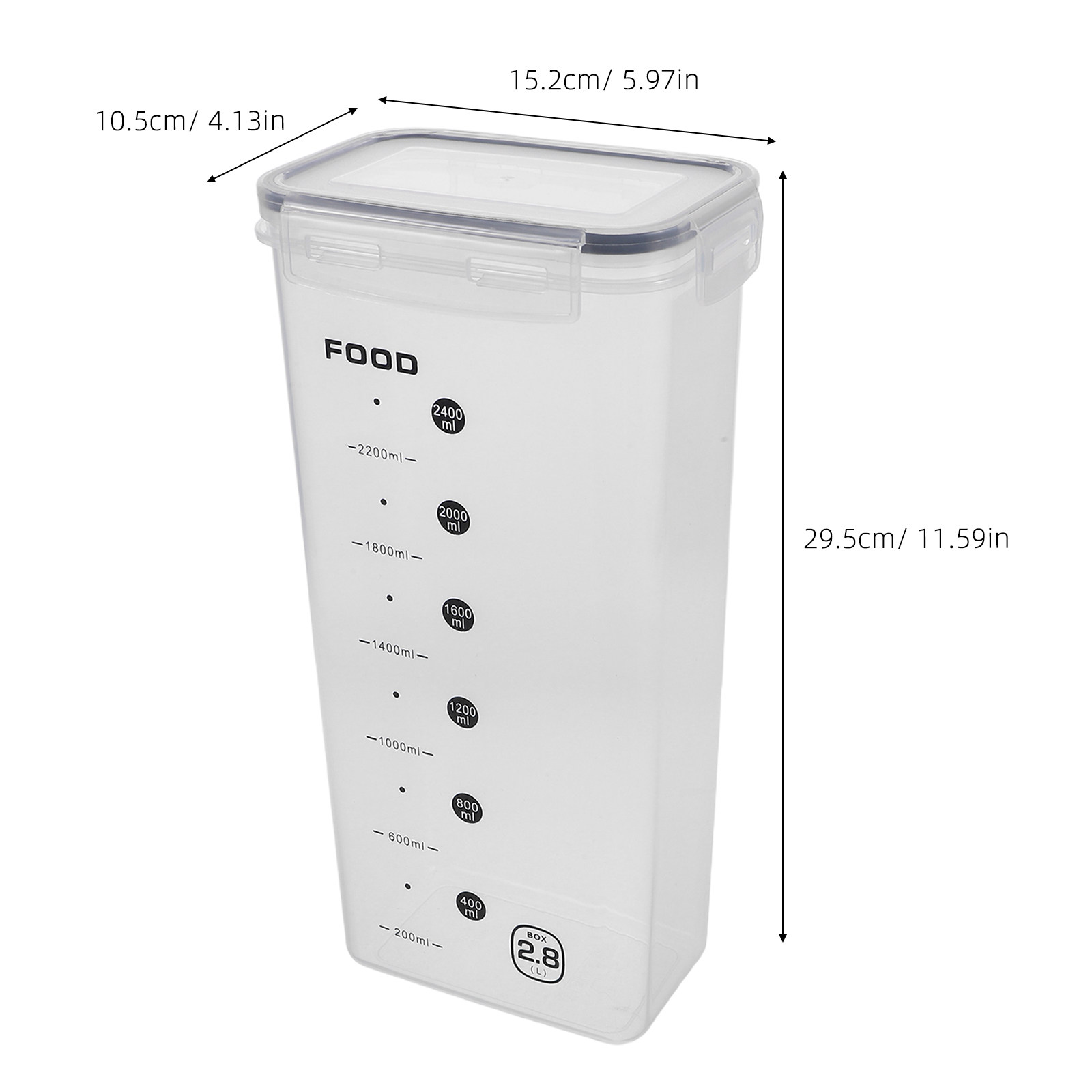 ภาชนะเก็บธัญพืช 2 ชิ้น ปิดสนิท - Food Storage Canister บทวิจารณ์และราคา